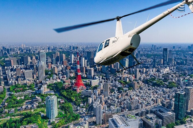 【10 mins】Tokyo Helicopter Tour + Private Car Pickup & Drop off - Meeting at Tokyo Heliport and Getting Sorted Before Takeoff