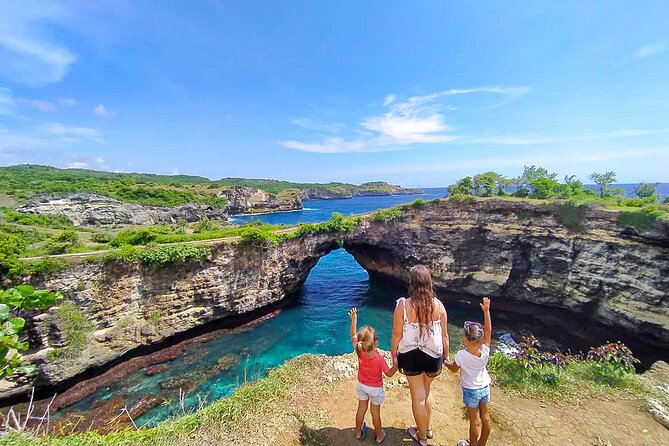 Bali-Nusa Penida. West Part. Private car. All-inclusive - Stop 4: Karang Dawa View Point and the Kelingking Beach area