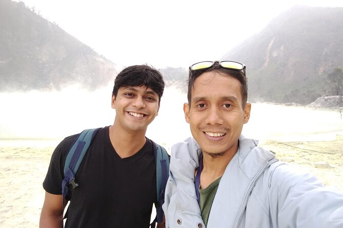 Bandung Tour All In, White Crater, Volcano Mountain, Hot Spring - Stop 2: Rengganis Crater, hot spring swimming, and sulfur details