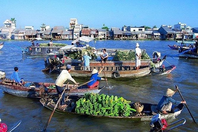 BIG BOSS private LIMOUSINE DAY TRIP TO MEKONG DElTA - My Tho First: Boat Time and the Buddhas Stop