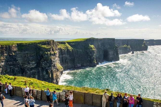 Cliffs of Moher, Burren and Bunratty with Private Chauffeur Tour - Cliffs of Moher on Safe, Paved Paths: Atlantic Views and Nesting Birds