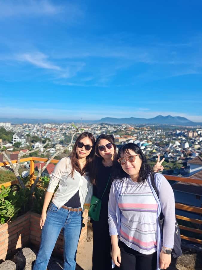 Dalat city tour by private car Combined train trip, Ziplines - Tuyen Lam Lake and Truc Lam Zen Monastery: Quiet Grounds With Rules