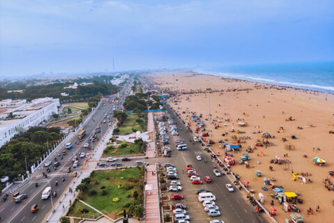 Explore Chennai Private Car Tour Experience - Marina Beach and Pattinampakkam fish market: sea views with real food energy