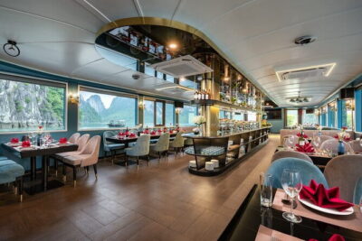 From Hanoi: Best Halong 5-Star Day Cruise, Buffet Lunch,Limousine - First taste of Halong Bay: checking in and settling onboard