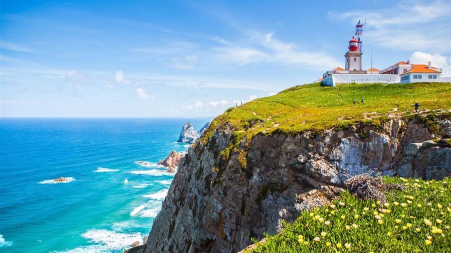 From Lisbon: Sintra, Cascais, Cabo da Roca Private Car Tour - Cabo da Roca: standing at Europe’s western edge