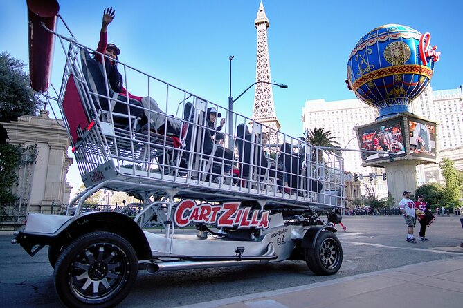 Giant Shopping Cart Limo Ride in Las Vegas - Getting to 3300 S Las Vegas Blvd without a hotel pickup