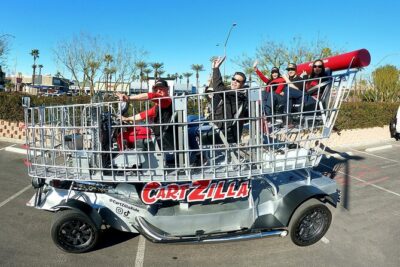 Giant Shopping Cart Limo Ride in Las Vegas - Price and value for a one-hour Strip loop