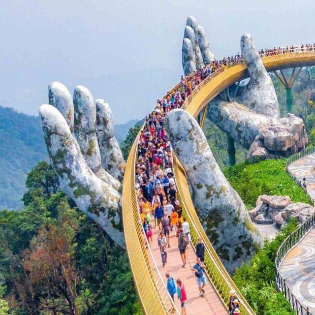 Golden Bridge- BaNa Hills & Marble Mountain By Private Car - Marble Mountains: five peaks, caves, and the work of stone sculptors