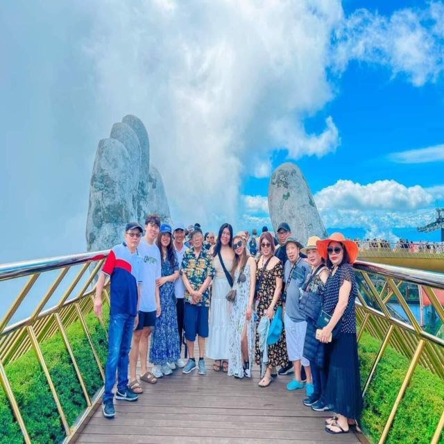 Golden Bridge- BaNa Hills & Marble Mountain By Private Car - Roller coaster, Lava Train, and Sun World Fantasy Park rides