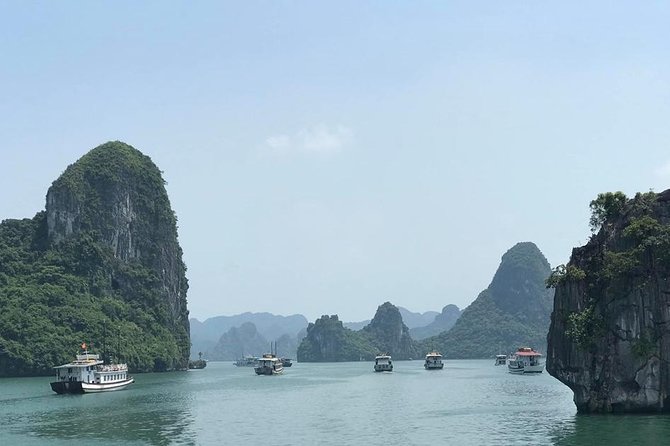 HaLong Bay 1Day 6hrs cruising - Alova Premium Cruise - Limousine - Ti Top Beach and Titov Peak: The classic payoff