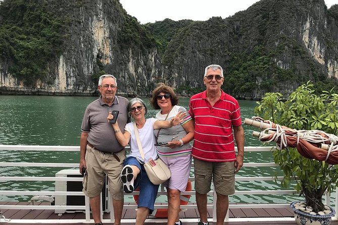 HaLong Bay 1Day 6hrs cruising - Alova Premium Cruise - Limousine - Meals, afternoon tea, and onboard comfort on Alova Premium