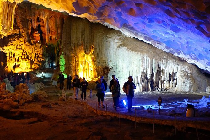Halong Bay Day Tour 6Hour Deluxe Cruise Limousine Bus Small Group - Ti Top Island: beach time plus the climb for panorama photos