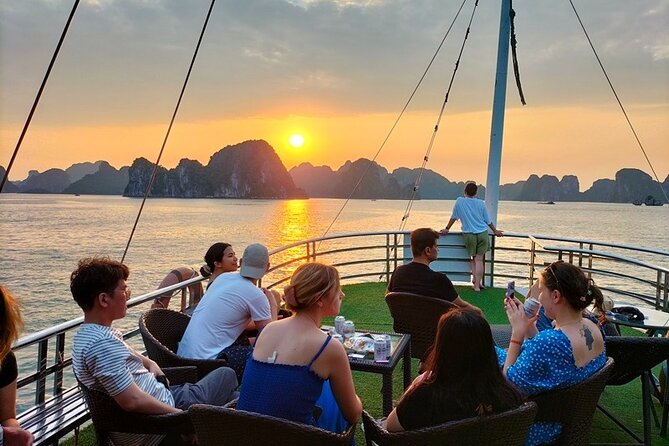 Halong Bay Day Trip 6hour: Buffet Lunch,Limousine bus,small group - Ti Top Island: swim, then climb for those panoramic photos