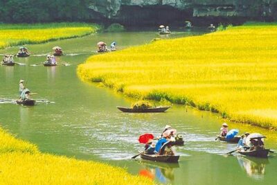 Hanoi - Hoa Lu - Tam Coc - Mua Cave - 1 Day / By Luxury Limousine & Small Group - Tam Coc-Bich Dộng by sampan: caves, rice fields, and slow travel