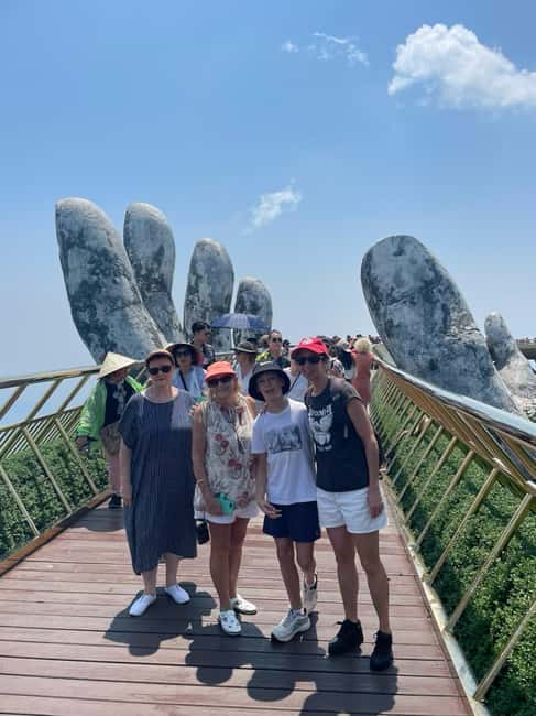 Hoi An/DaNang: Private Car Marble Mountain & Golden Bridge - Price and logistics: $70 per group up to 3 can be smart