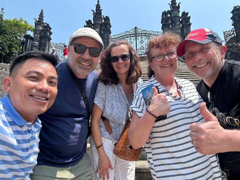 Hue: Royal Tombs & Pagoda Tour By Dragon Boat & Private Car - Khai Dinh Tomb on Chau Chu Mountain: the most unusual design