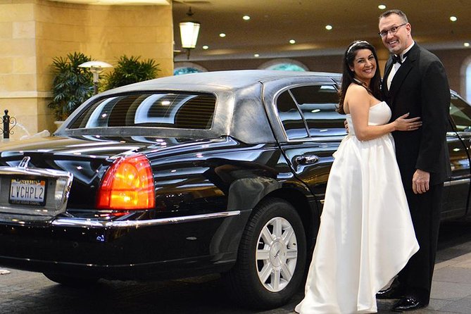 Las Vegas Wedding at The Little Vegas Chapel including Limousine Transportation - Photos and video: what you’ll actually receive