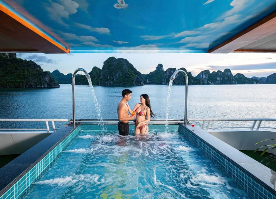 Luxury 6-Star Azura Cruise Halong Bay, Free Hanoi Limousine - What you get from Azura Cruise (and why it’s a good-value 1-night plan)