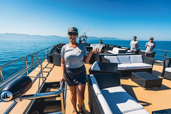 Luxury Mega Yacht 100' Limousine of the Sea 2: Puerto Vallarta - Licensed guide, crew vibe, and safety focus