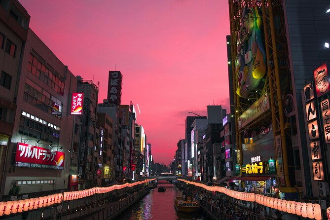 Osaka Private Hightlights Tour Customizable & English Driver - Dotonbori Tsuribori and the Shinsaibashi loop: signs, snacks, and shopping flow