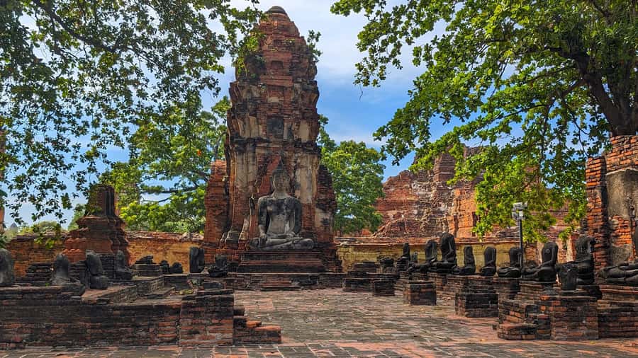 Pattaya: Ayutthaya Day Trip by Private Car with Boat Tour - Three More Temples by Car: Wat Mahathat, Wat Ratcha Burana, and Wat Yai Chai Mongkhon