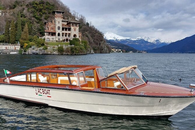 Private Boat Tour on Lake Como with Venetian Limousine - Villa Balbionella: Where Star Wars and 007 Energy Meets Real Quiet