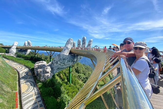 Private Car from Hoi An to Golden Bridge and Back - Golden Bridge and Love Flower Garden: The Icon Stop