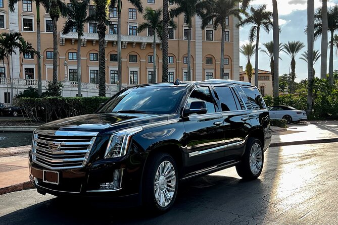 Private SUV Limo Services in Miami FL - The Cadillac Escalade Platinum details that actually matter