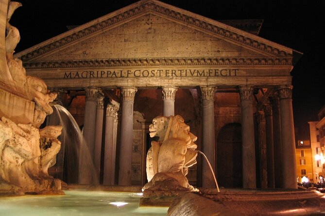 Romantic Rendezvous: Private Night Tour of Rome with Chauffeur - Piazza Navona after dark: a square built on an old stadium