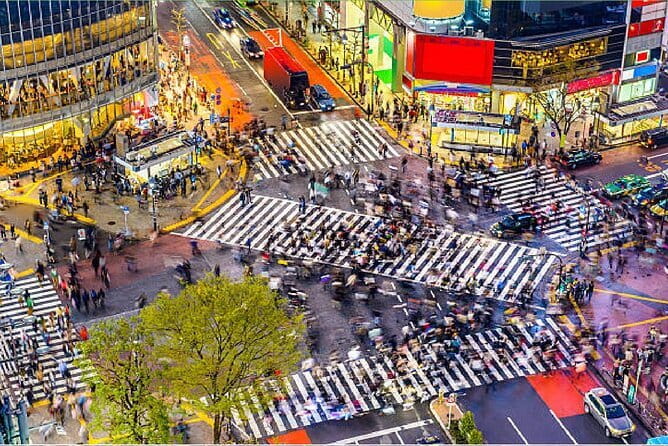 Tokyo City Tour by Private Car & English guide - Shibuya Crossing plus the Imperial Palace East Gardens: Tokyo’s two extremes