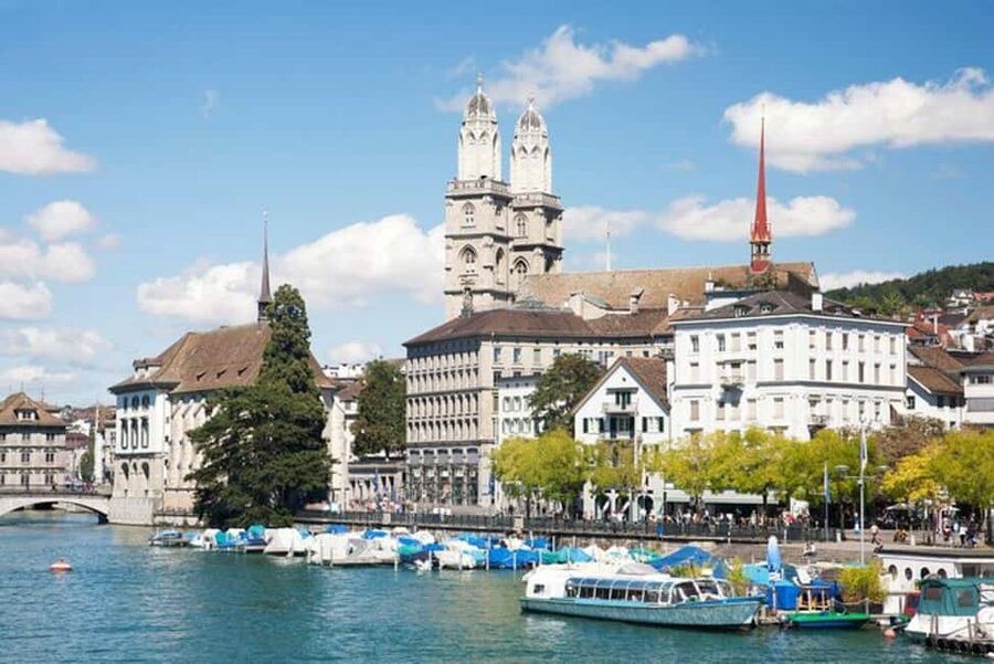 Zurich: 2 Hour VIP City Tour By Private Car - Grossmünster and Fraumünster: The Chagall Stained Glass Stop